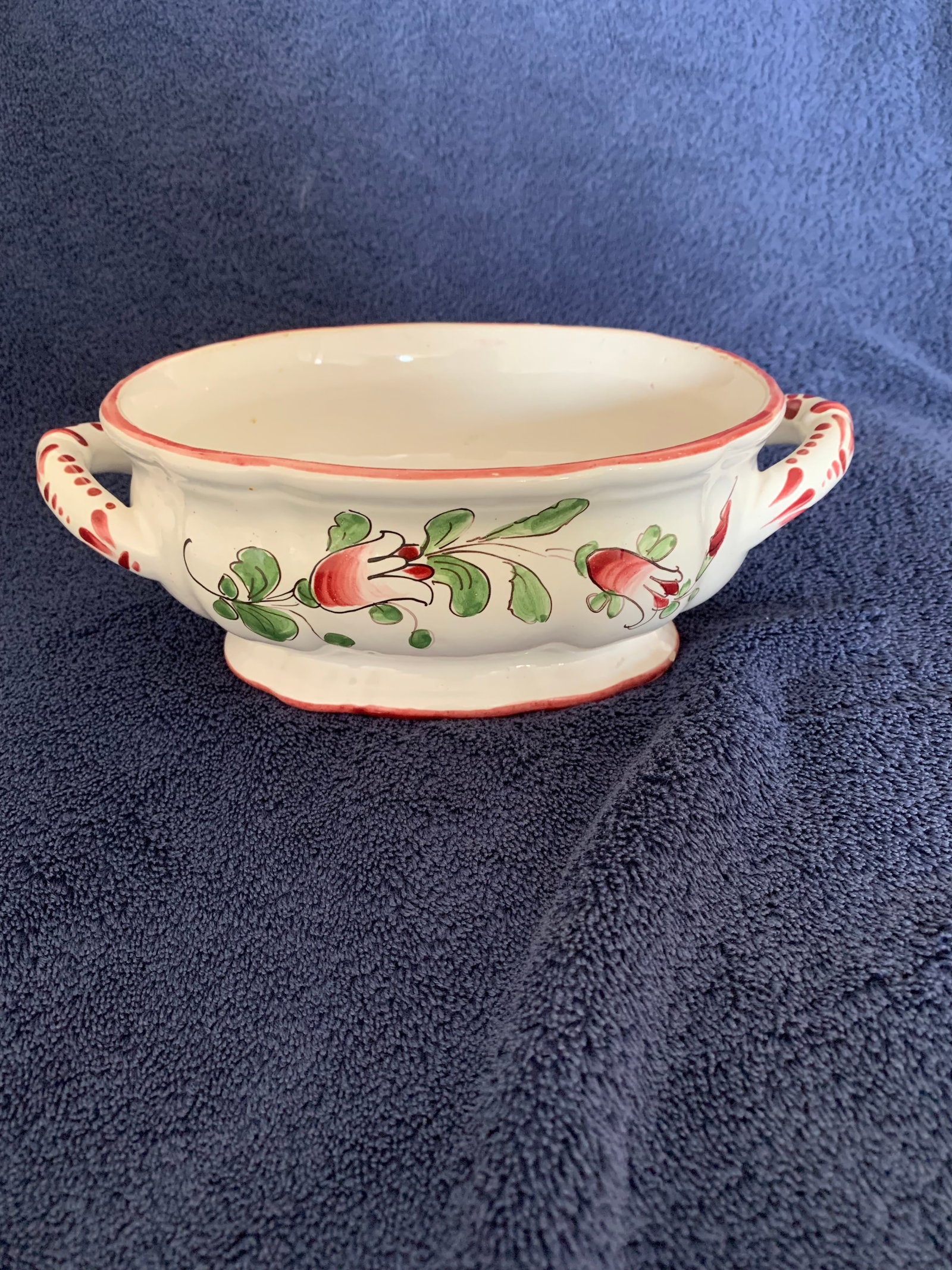 Antique French Compote, 1910, GF Fait Main, Faiences d’Art, Strasbourg - 2