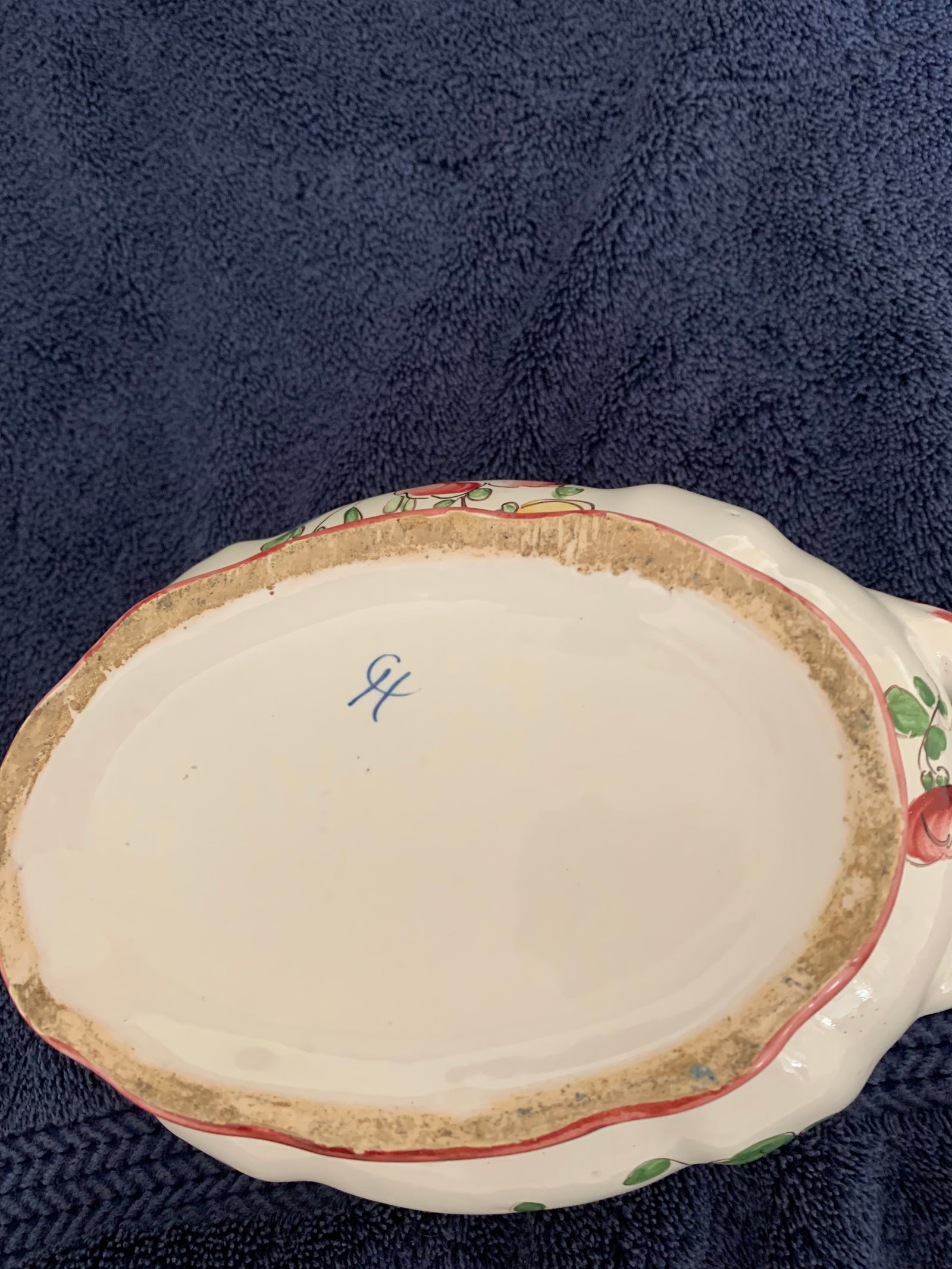 Antique French Compote, 1910, GF Fait Main, Faiences d’Art, Strasbourg - 3