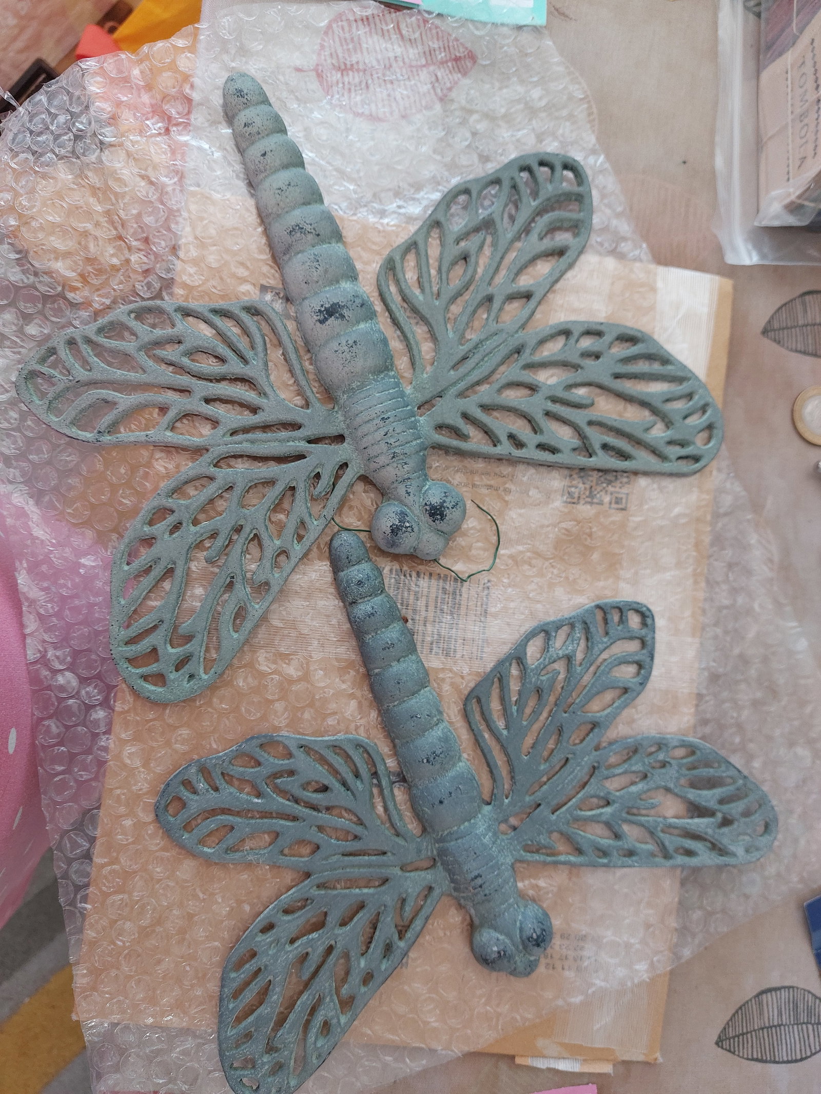 Vintage Garden Dragonflies - 2