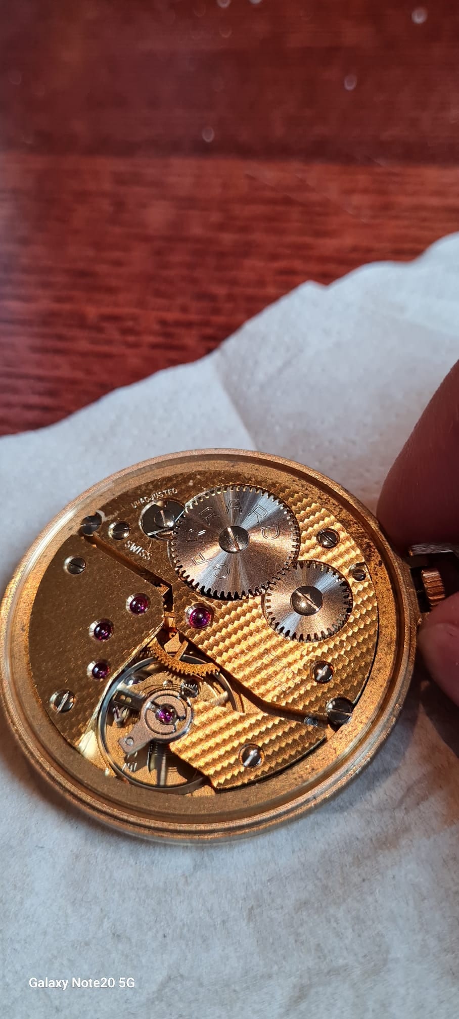 Garrard 9ct Gold Pocket Watch - 44mm - Swiss Movement - Original Box - 6