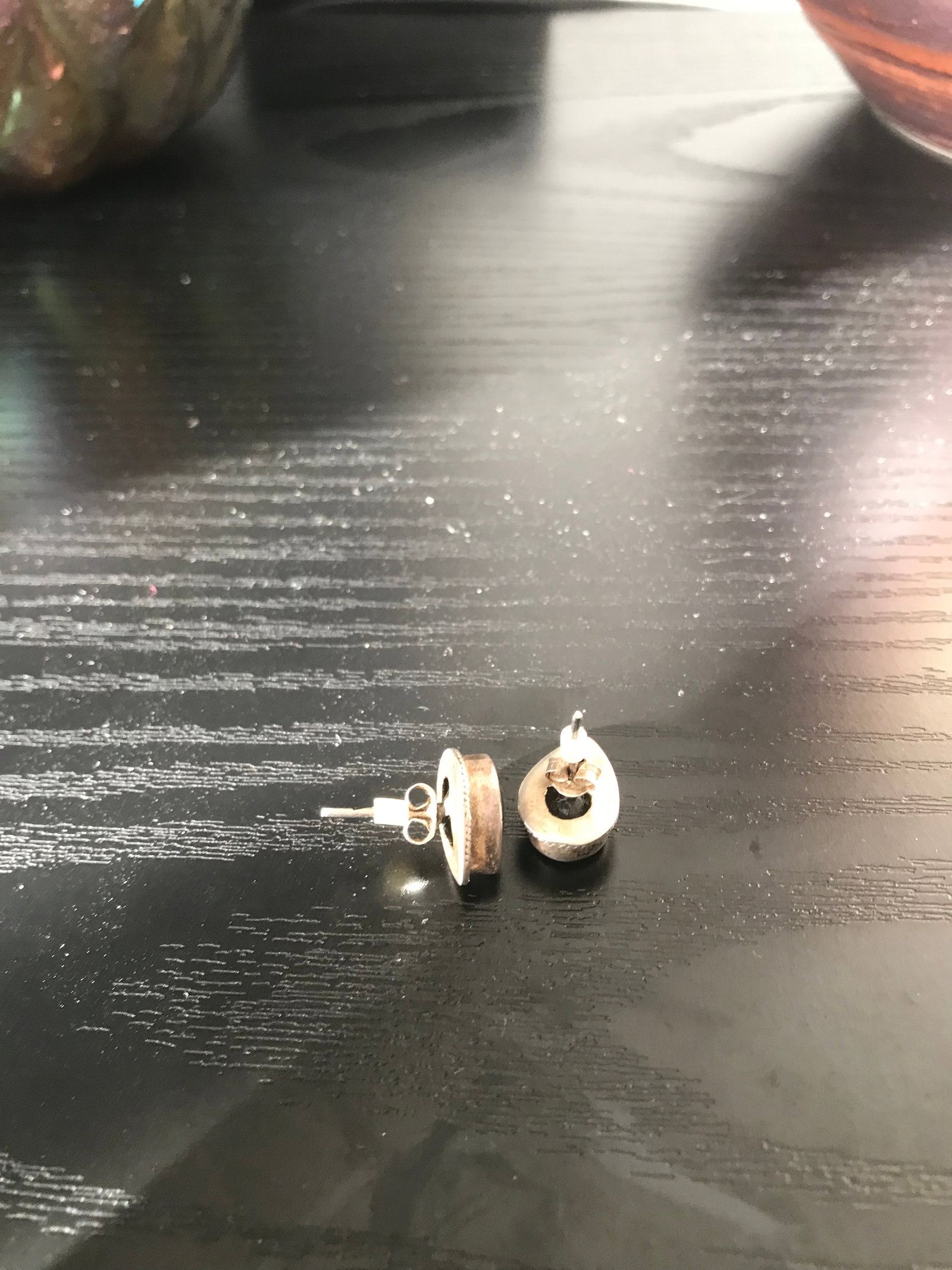 Smoky Quartz Sterling Silver Stud Earrings - 4