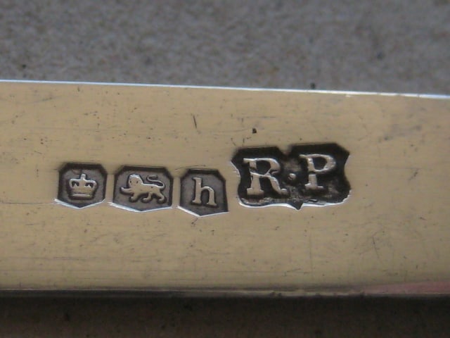 George V All Silver Folding Fruit Knife, Sheffield 1925 - 3