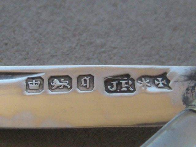 Rare Joseph Rodgers George V Mother of Pearl Hafted Silver Bladed Folding Fruit Knife, 1908 - 3