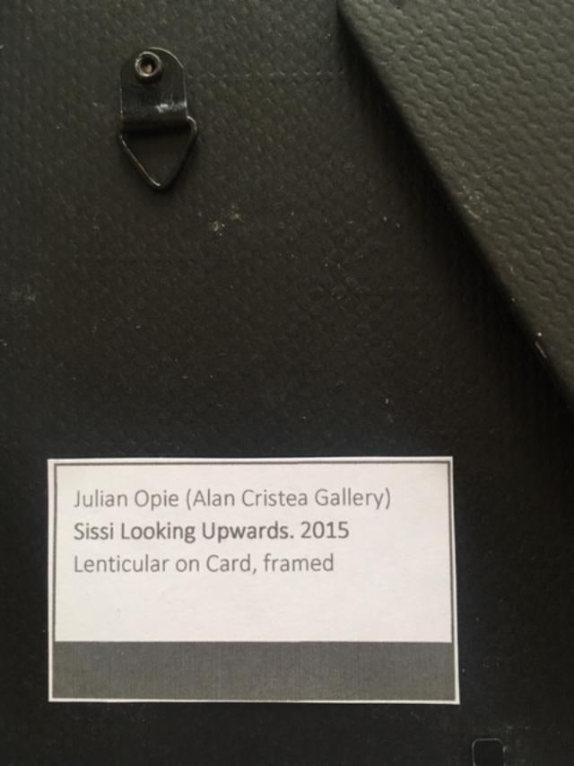 Julian Opie (1958) ‘Sissi Looking Upwards’ 3D Lenticular Moving Image, In Colours, Frame - 13