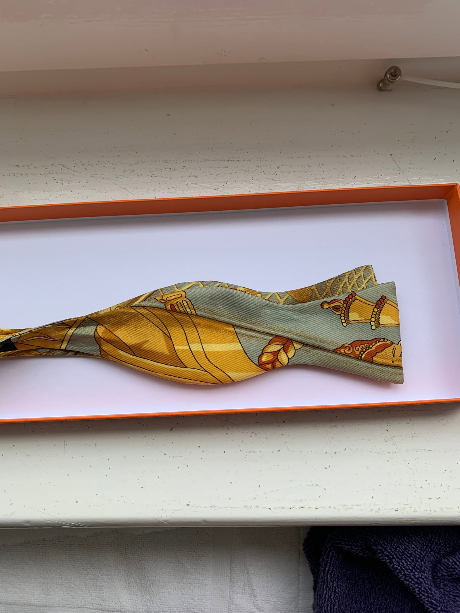 1950’s Vintage Hermès Bow Tie - 4