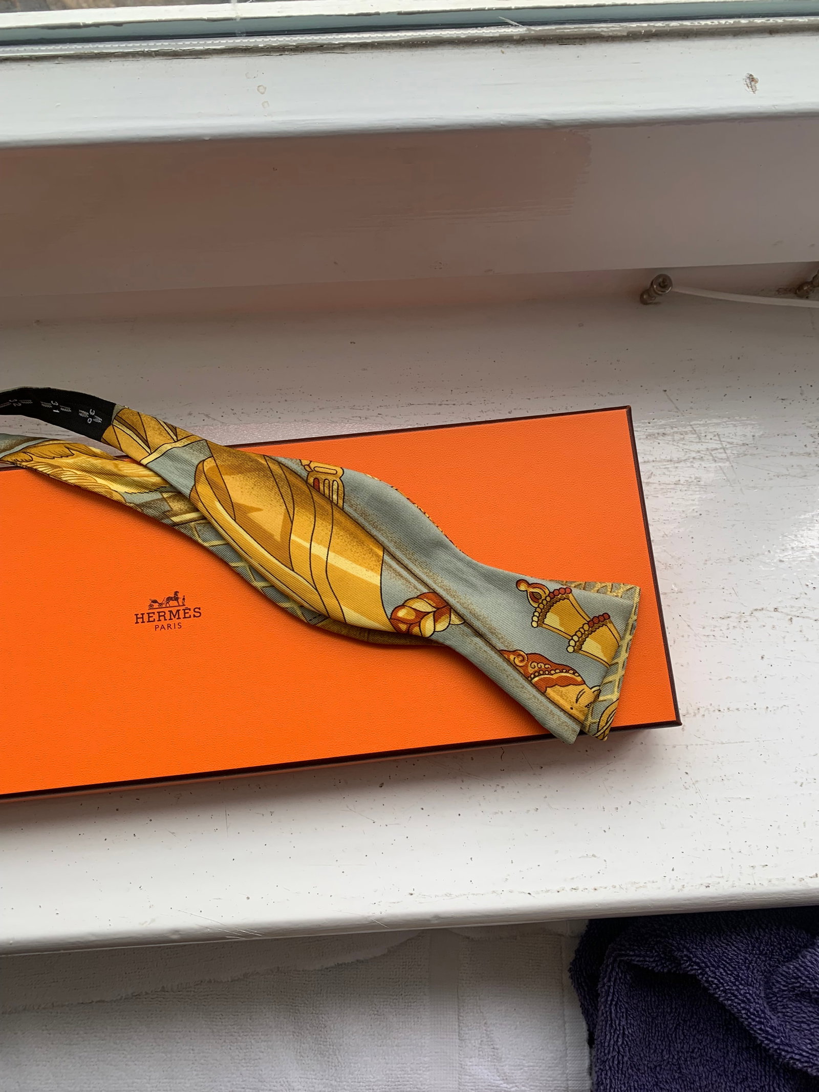 1950’s Vintage Hermès Bow Tie - 6