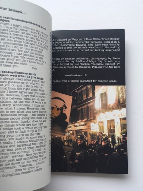 Banksy (b.1974-) Three Very Early Self Published Books, Promotional, 1st Editions 2001 - 2004 - 13