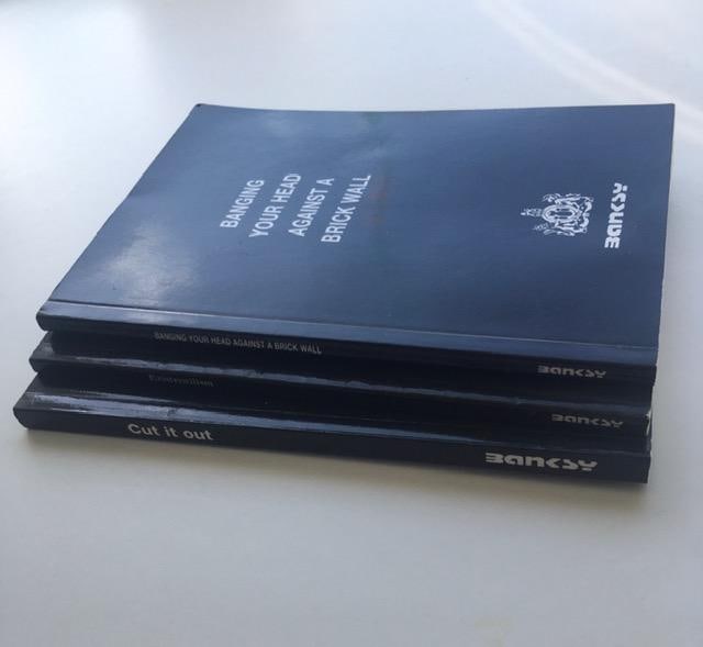 Banksy (b.1974-) Three Very Early Self Published Books, Promotional, 1st Editions 2001 - 2004 (1 of 20)