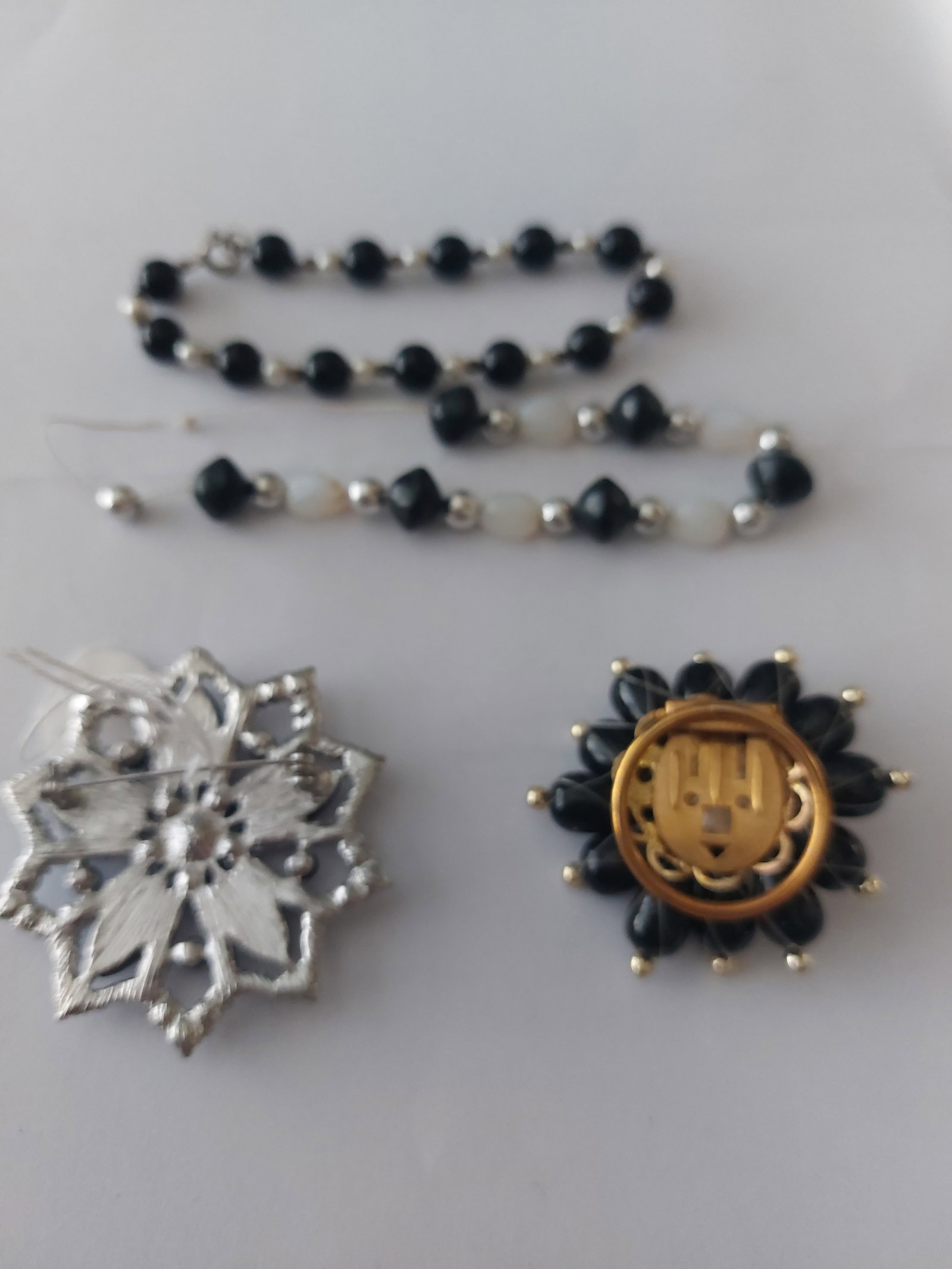 Two Vintage Brooches and Bracelet - 2