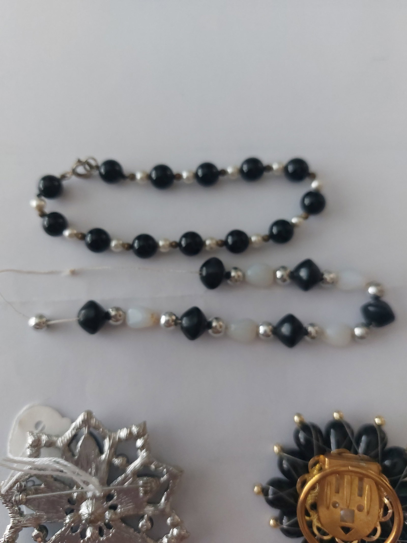 Two Vintage Brooches and Bracelet - 3