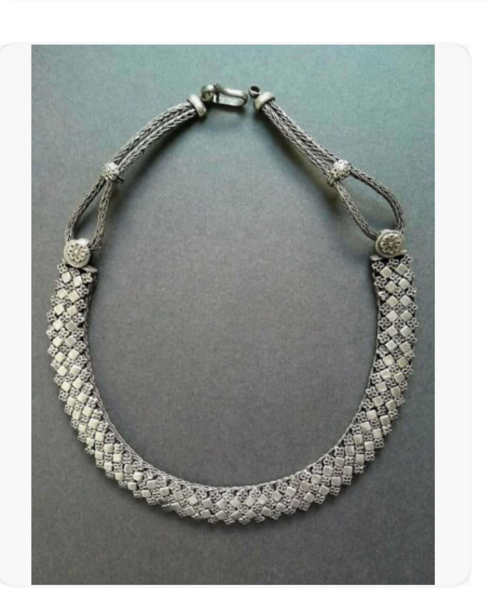 Vintage Tribal Rajasthani Choker Necklace 73.83g (1 of 2)