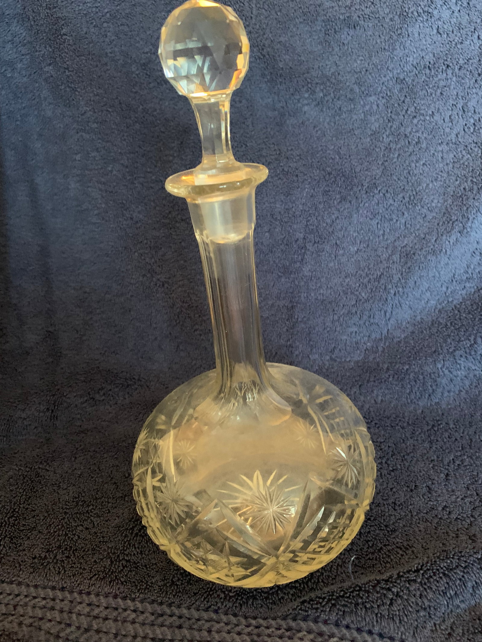 Vintage Cut Crystal Decanter c1920’s - 2