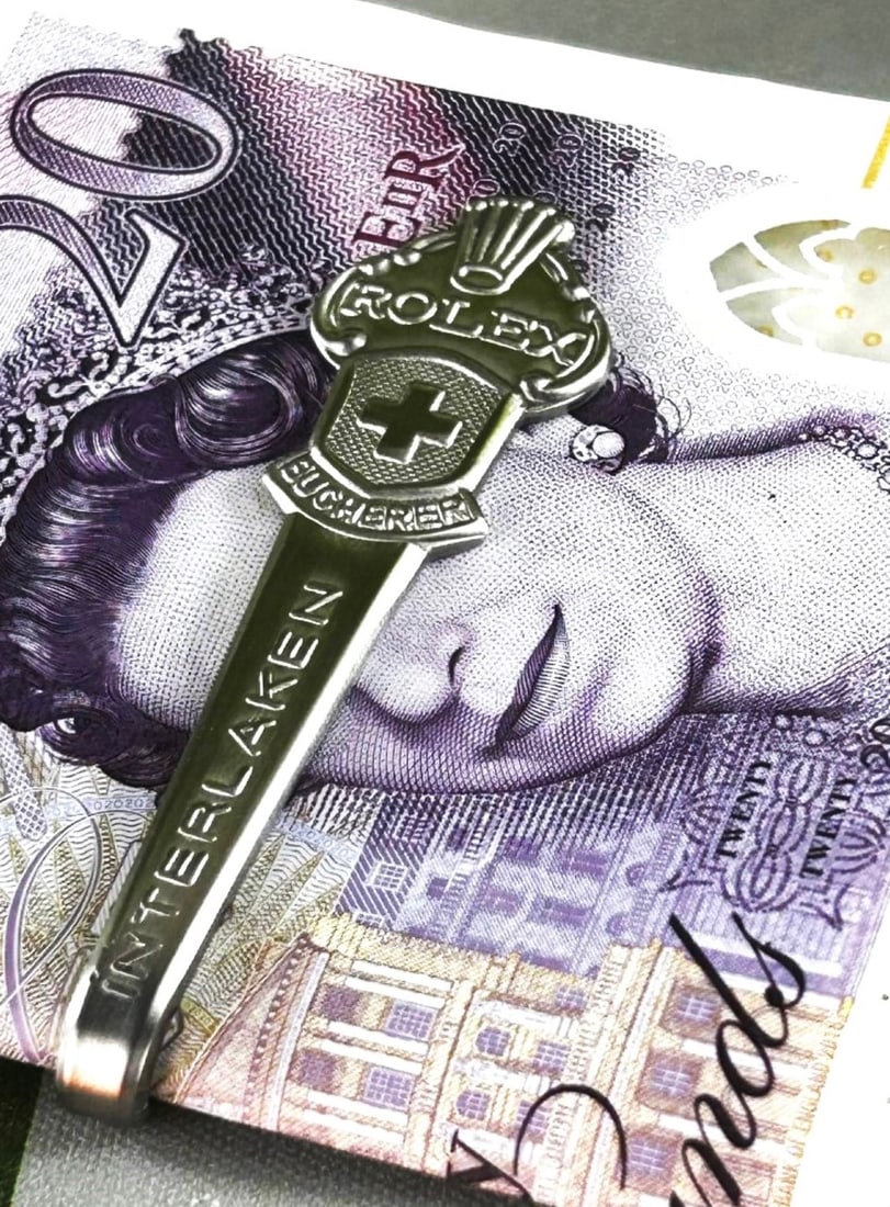 Rolex Money Clip, Converted From A Genuine Rolex Spoon. - 2