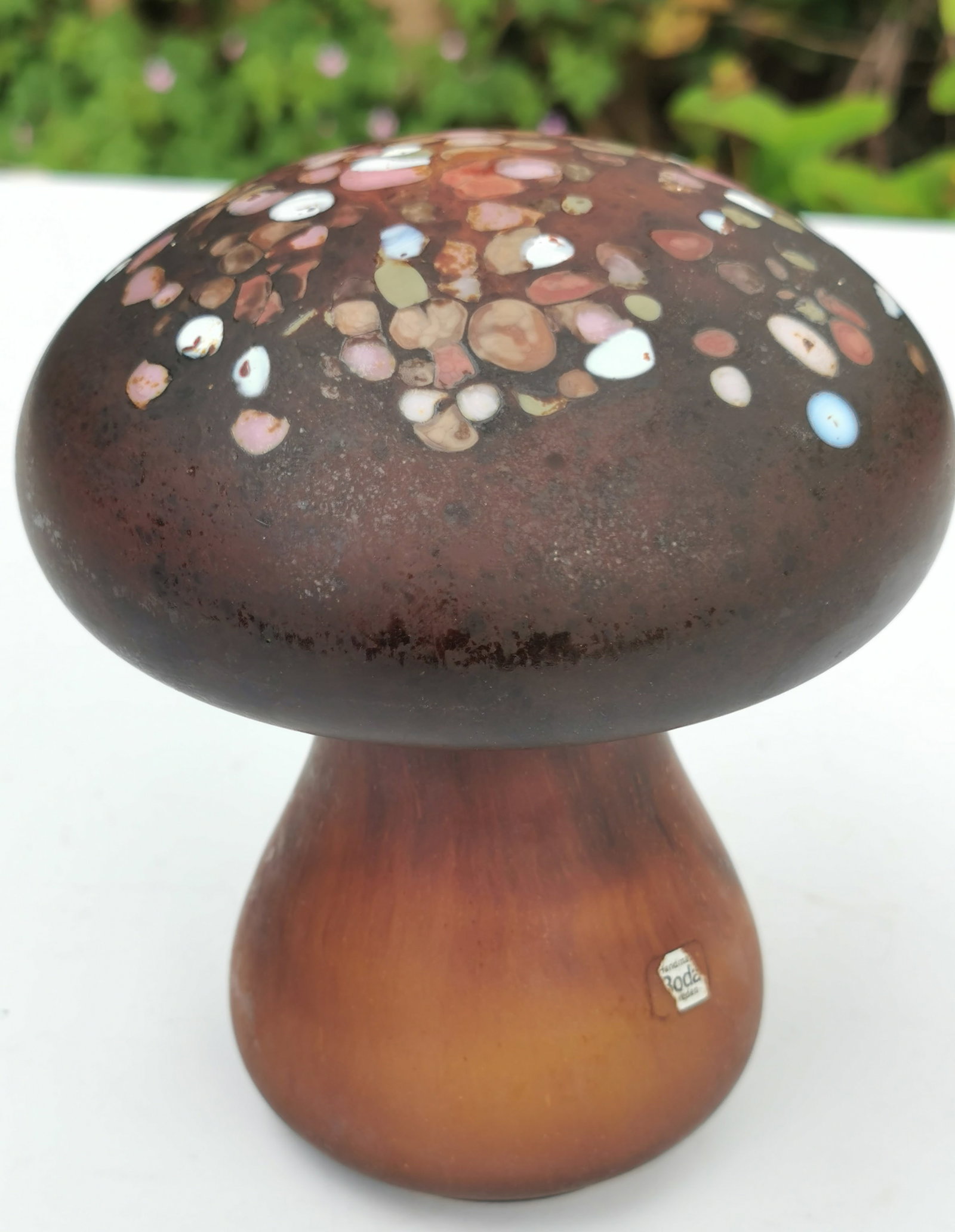 A Monica Backström Kosta Boda Swedish Art Glass Mushroom - 5