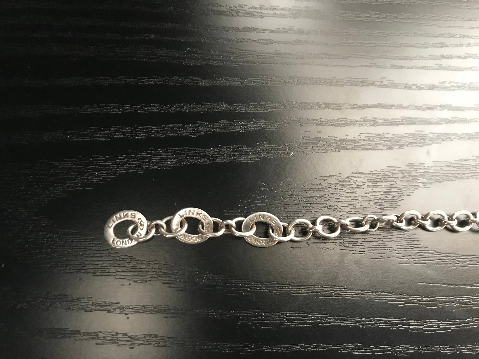 Sterling Silver Heart Charm Bracelet Vintage - 5