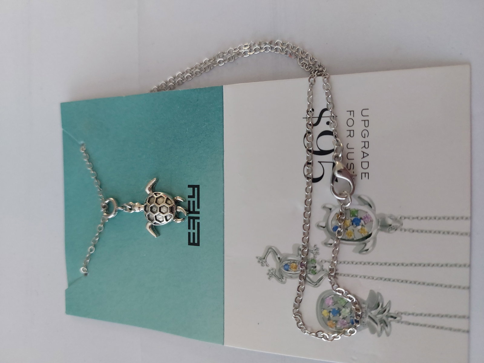 Pretty Turtle Pendant With Chain - 2