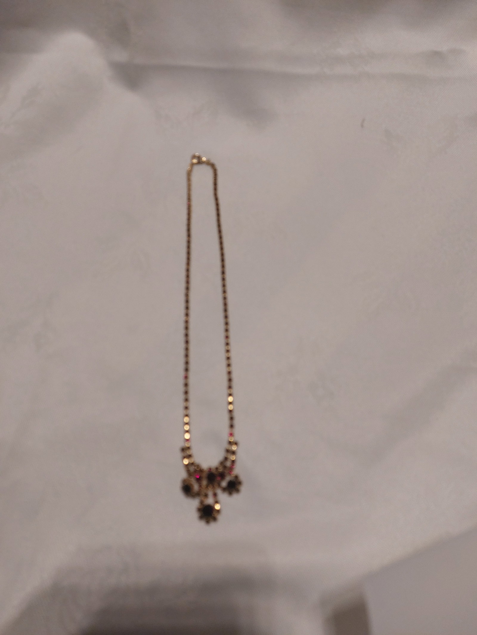 Pretty Red Stone Vintage Style Necklace - 5
