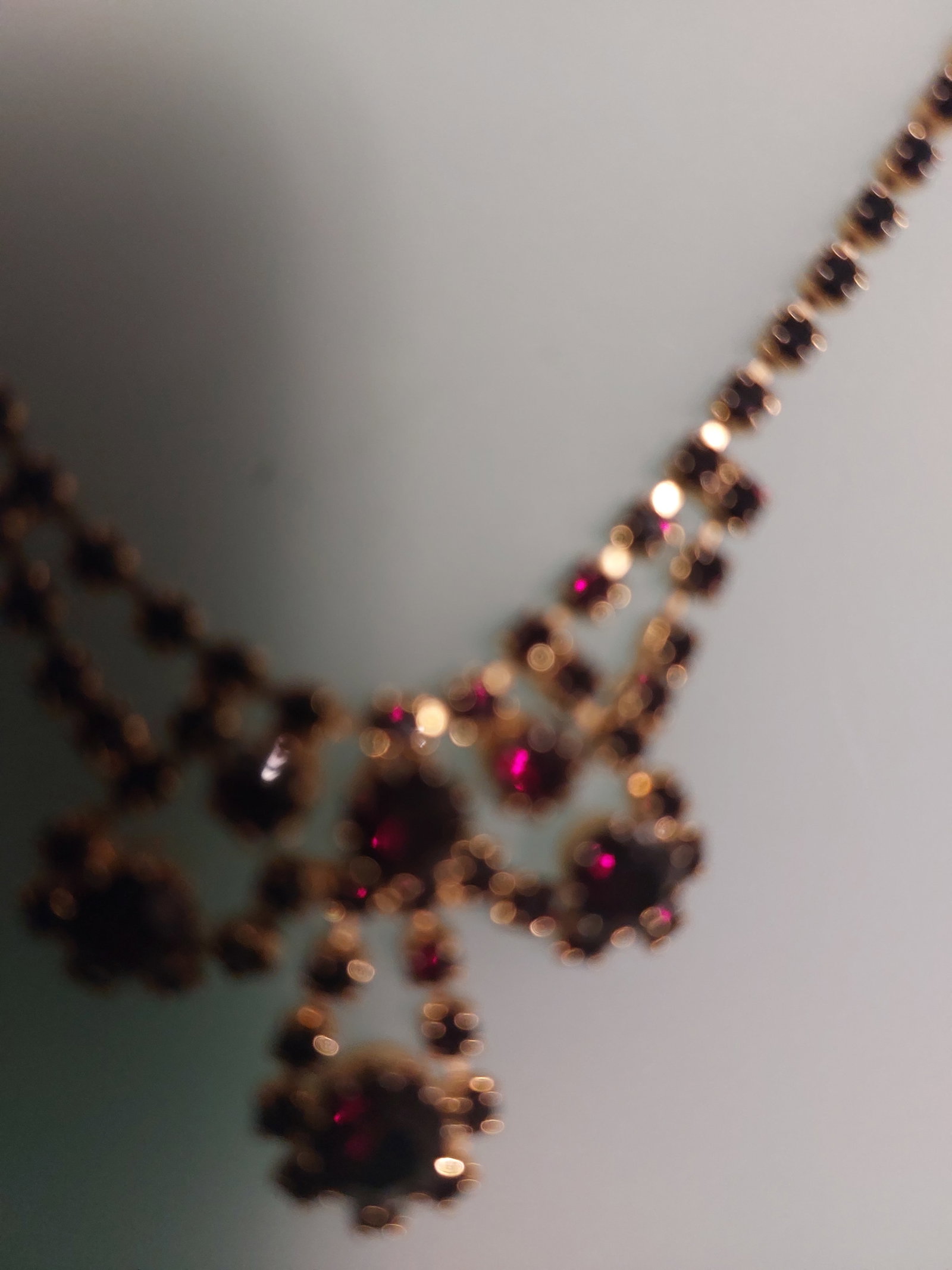 Pretty Red Stone Vintage Style Necklace - 6