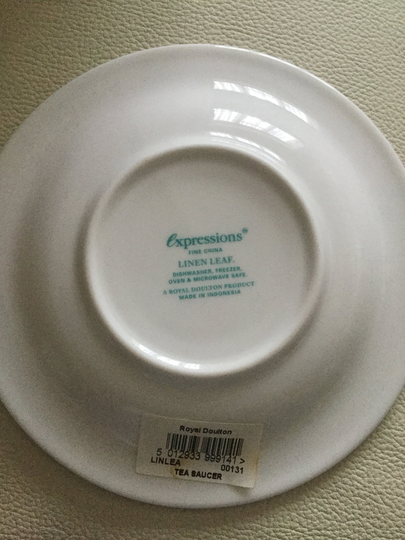 Royal Doulton Expressions - Linen Leaf - Tea Set x 8 New - 3
