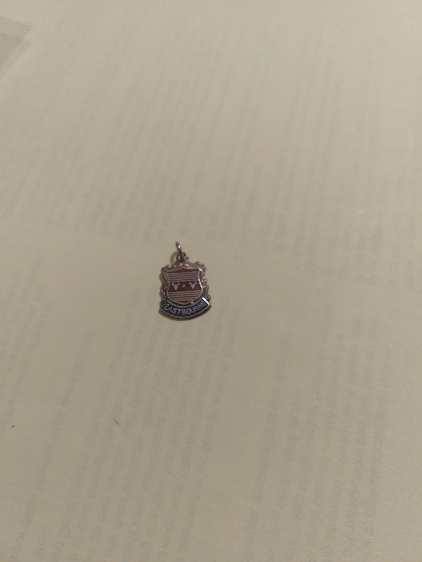 Vintage Silver Charm Eastbourne: Title: Vintage Silver Charm Eastbourne Description: Vintage pendant or charm. Eastbourne Good condition Condition: Used Delivery option: Collection & Delivery Location: ME13 Category: