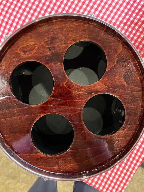 Wine Bottle Holder/Drum - 2