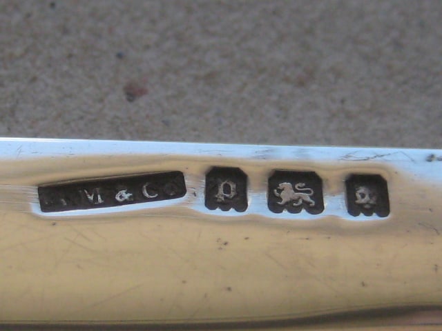 George V All Silver Sampson Mordan London Hallmarked Folding Fruit Knife - 3