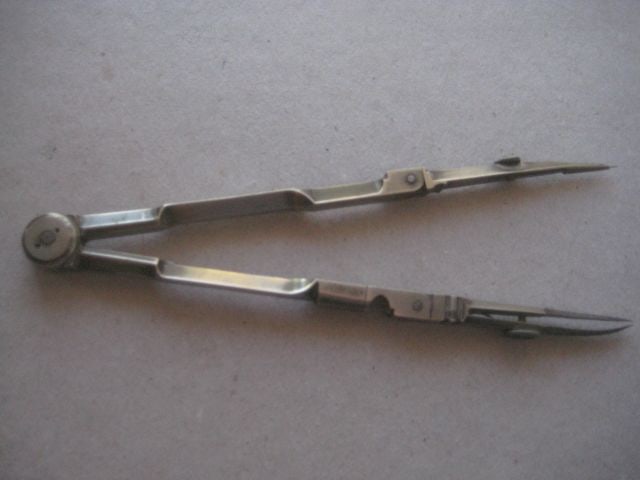 Vintage Norton & Gregory Metal Drawing Instrument, c1920 - 2