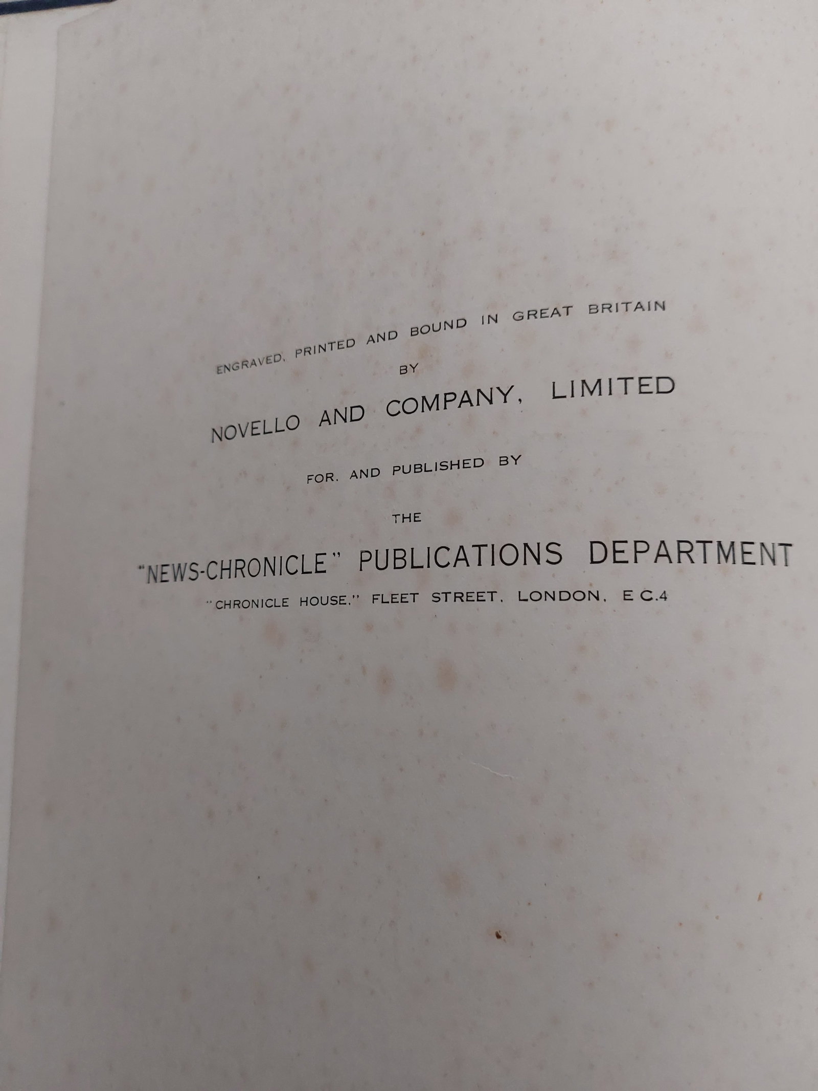 Vintage Music Book - 2