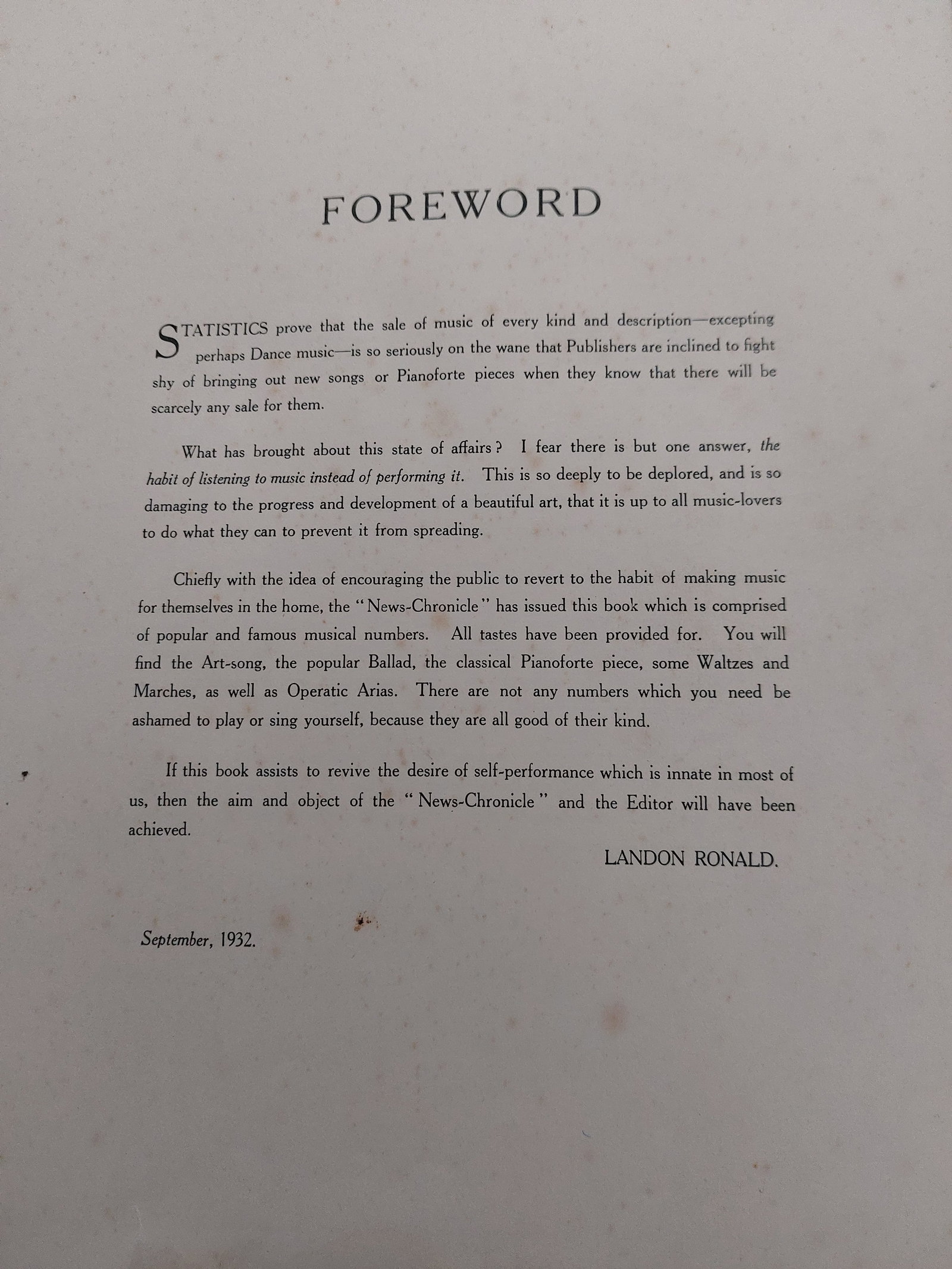 Vintage Music Book - 3