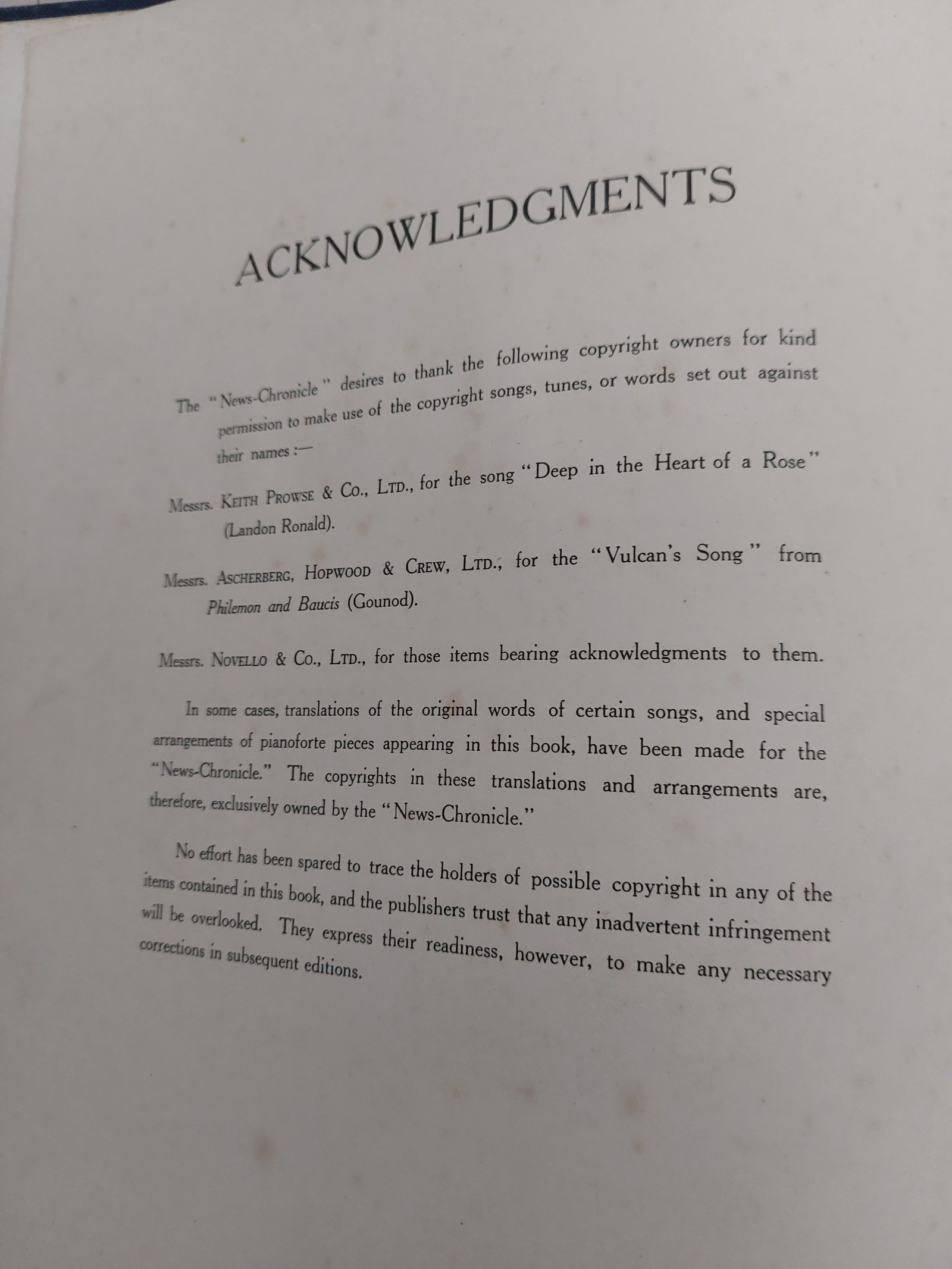 Vintage Music Book - 4