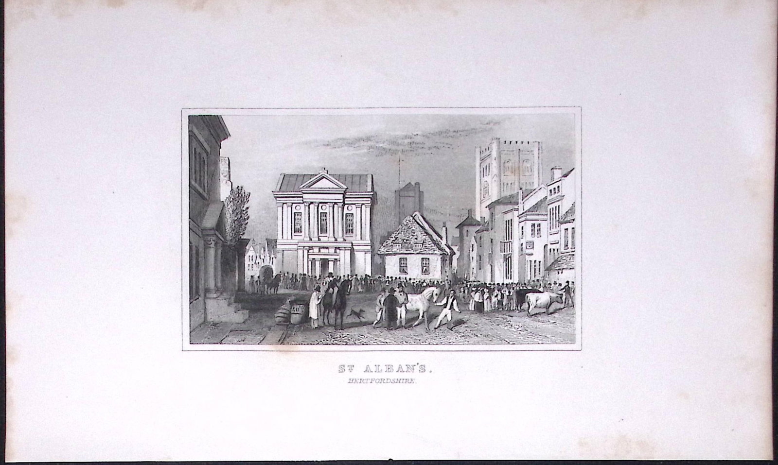 St Albans Herts Dugdale & Archer Antique 180 Years-Old Copper Plate Print-29: Title: St Albans Herts Dugdale & Archer Antique 180 Years-Old Copper Plate Print-29 Description: This Antique Copper Plate Engraving Has Been Removed from an Antique Edition of. Thomas Dugdale
