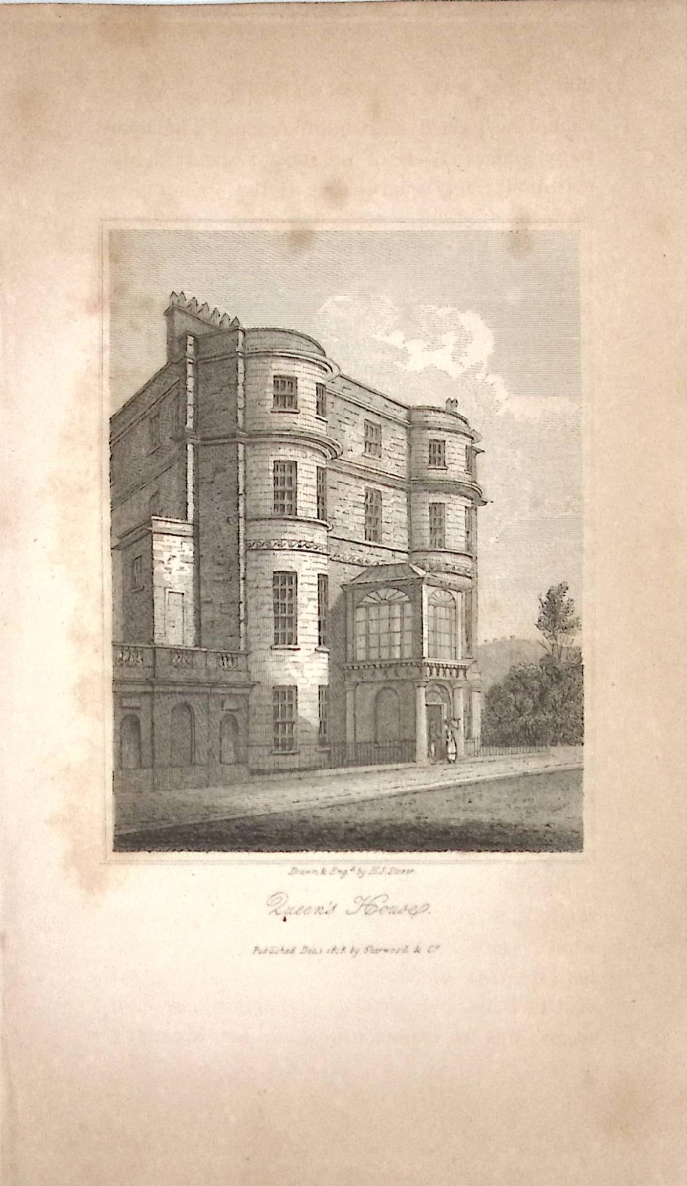 The Queens House Views of Bath Regency Era Antique 207 Years-Old Georgian Print-20: Title: The Queens House Views of Bath Regency Era Antique 207 Years-Old Georgian Print-20 Description: The Scarce First Edition of Pierce Egan's Delightful Guide to The City of Bath in the Early 19