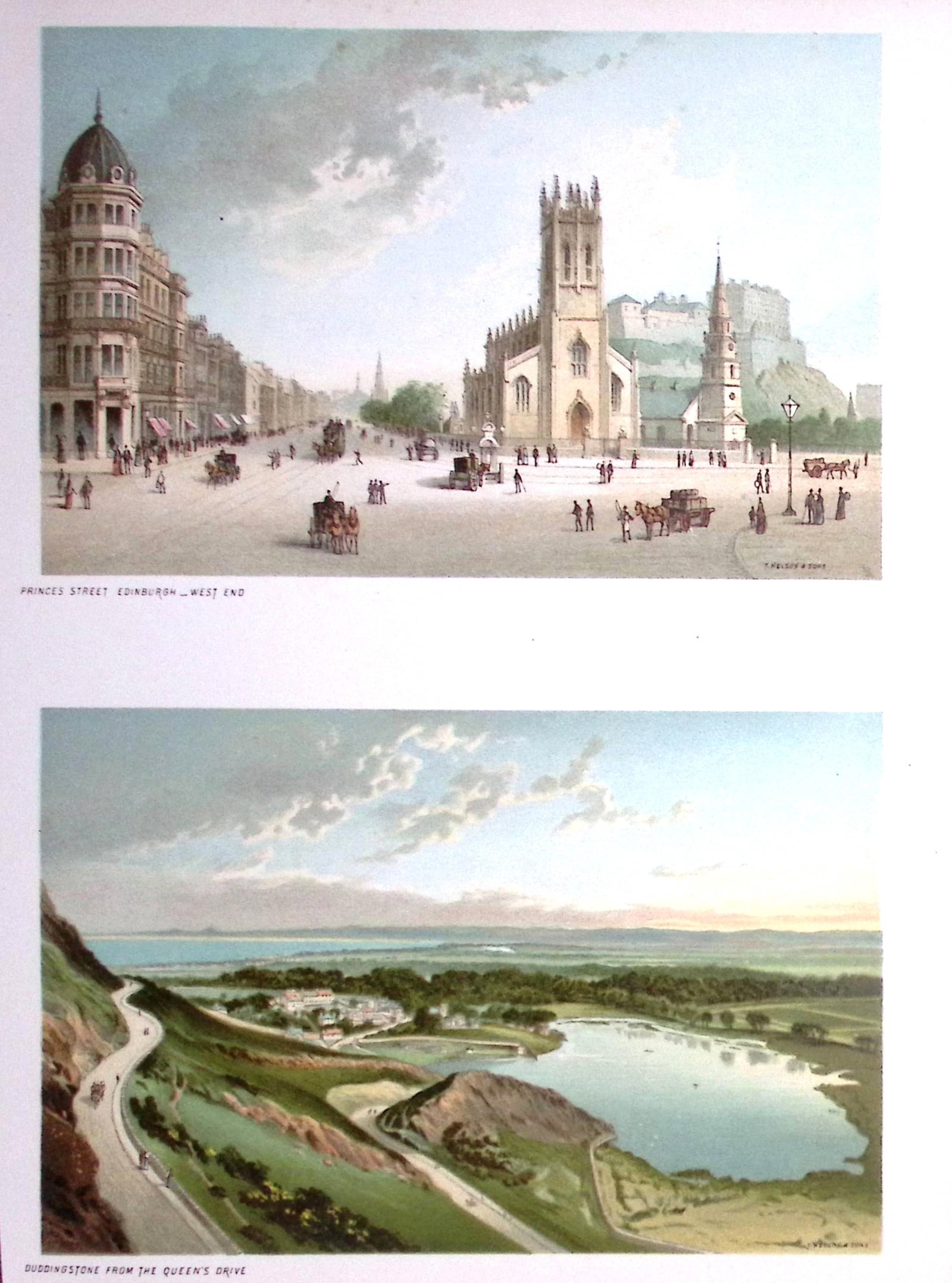 Scotland Edinburgh Princes Street West End 1889 Antique Print-10: Title: Scotland Edinburgh Princes Street West End 1889 Antique Print-10 Description: This Antique Illustration Has Been Removed from an First Edition of. Souvenir Of Scotland. Cities, Lak