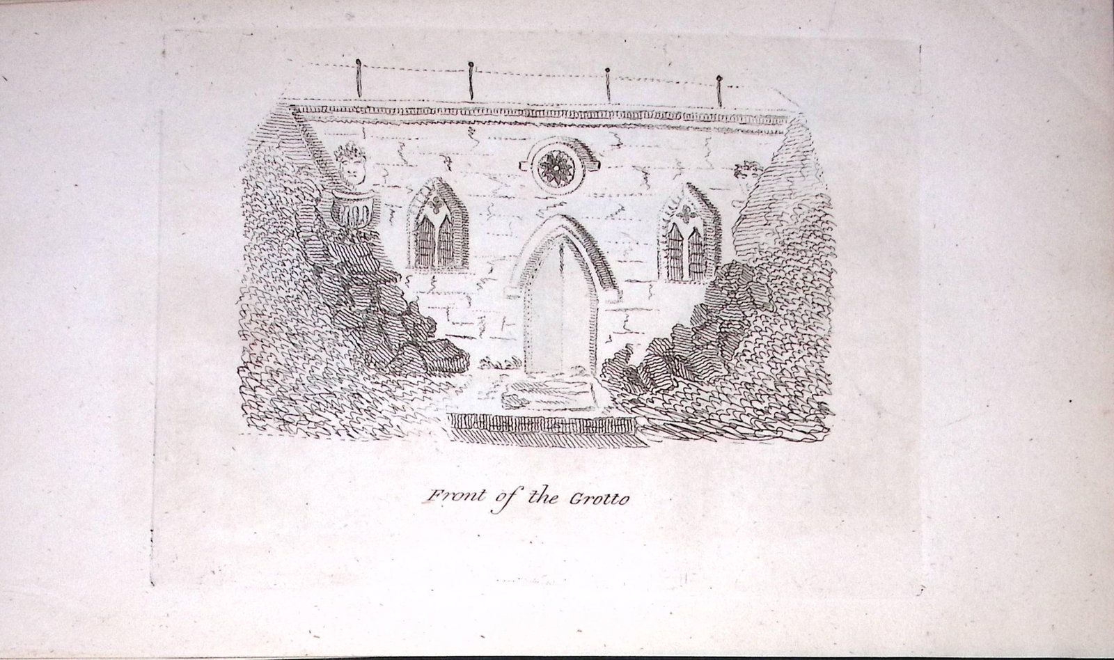Grotto Front View 224 Years-Old Historic and Picturesque Clifton Bristol Print-14. (1 of 2)