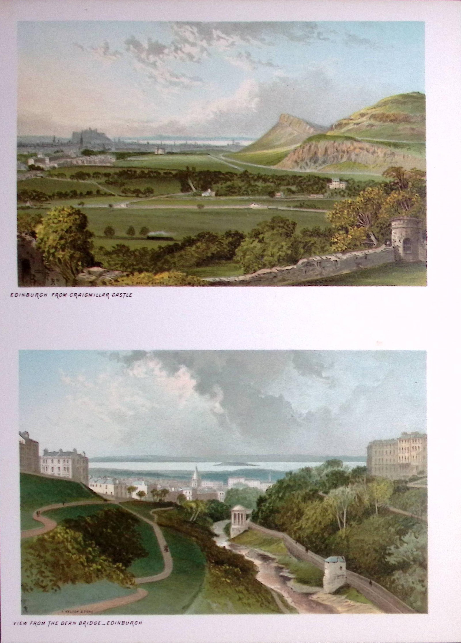 Scotland Craigmillar Castle & Dean Bridge Edinburgh 1889 Antique Print-7: Title: Scotland Craigmillar Castle & Dean Bridge Edinburgh 1889 Antique Print-7 Description: This Antique Illustration Has Been Removed from an First Edition of. Souvenir Of Scotland.