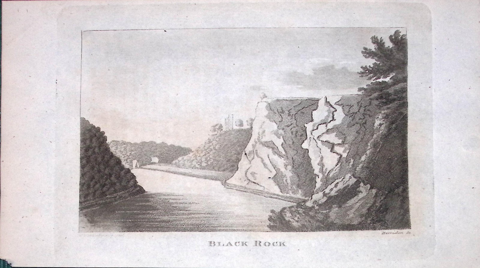 Black Rock 224 Years-Old Historic and Picturesque Clifton Bristol Print-5. (1 of 2)