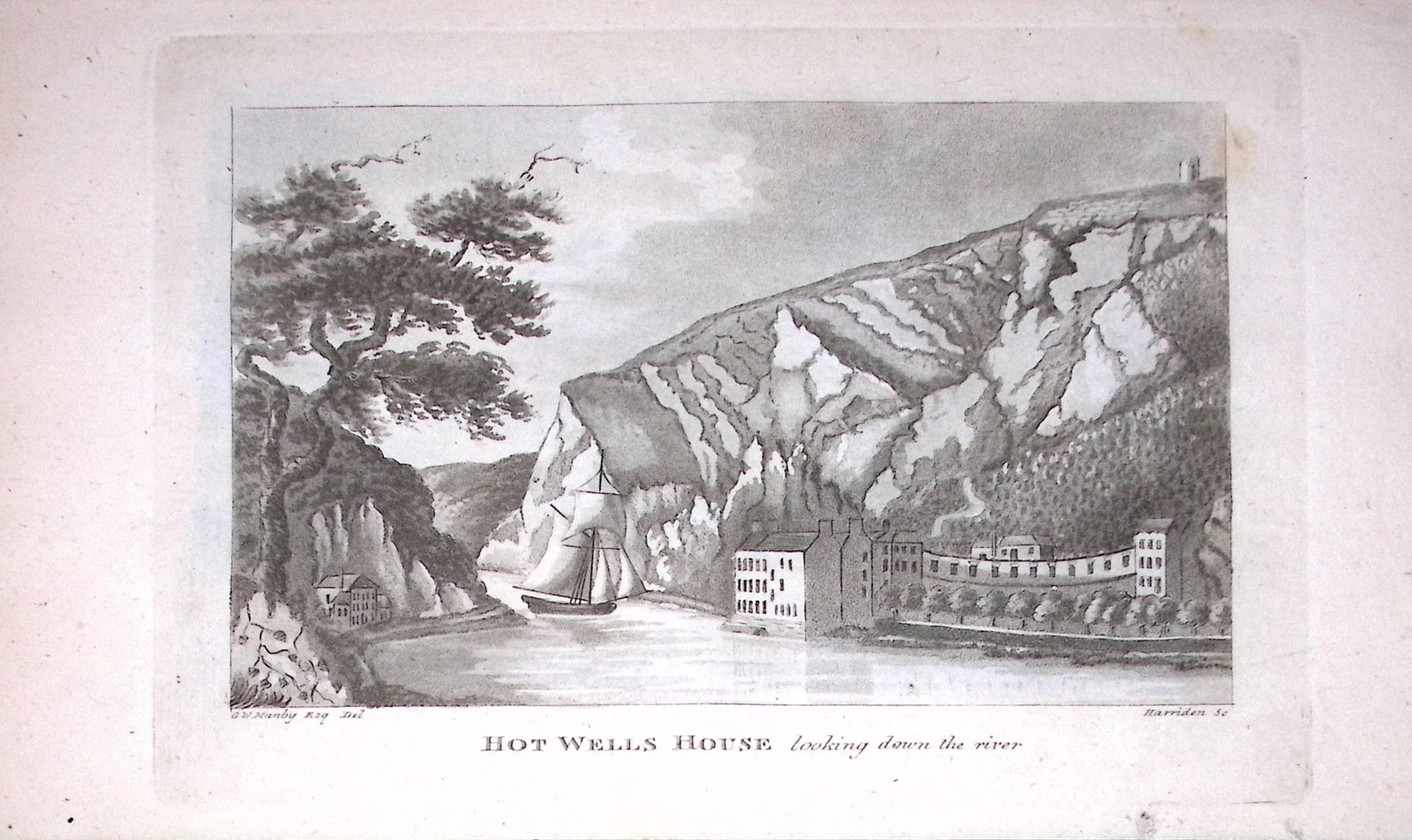 Hot Wells House 224 Years-Old Historic and Picturesque Clifton Bristol Print-11. (1 of 2)