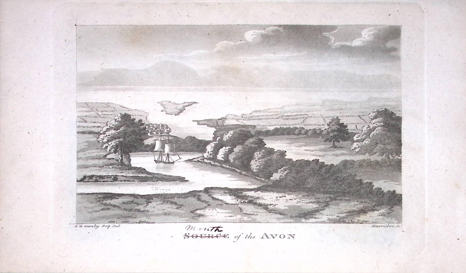 Mouth of the Avon 224 Years-Old Historic and Picturesque Clifton Bristol Print-2. (1 of 2)