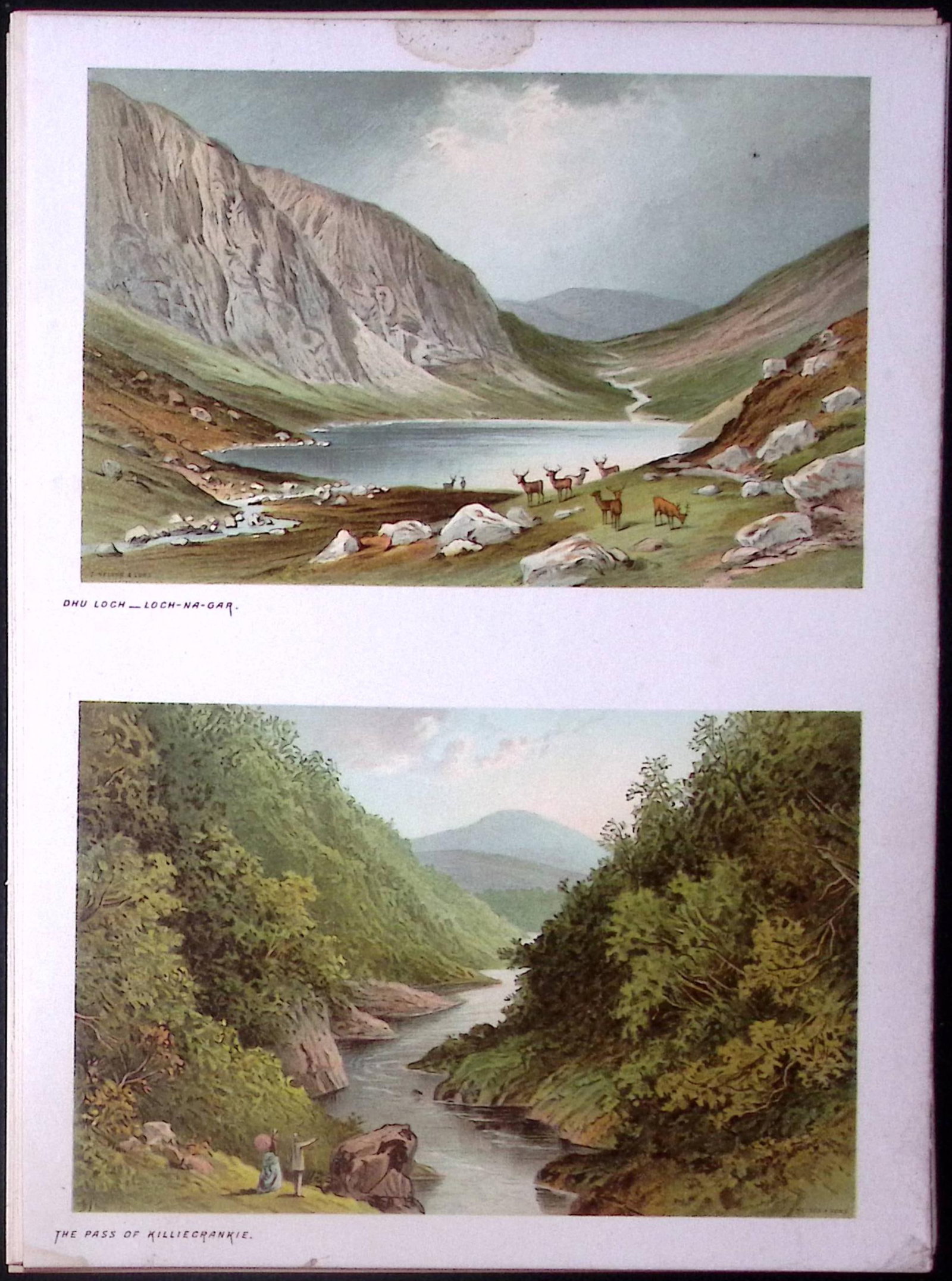 Scotland The Pass of Killiecrankie & Dhu Logh Antique Print-54: Title: Scotland The Pass of Killiecrankie & Dhu Logh Antique Print-54 Description: This Antique Illustration Has Been Removed from a First Edition of. Souvenir Of Scotland. Cities, Lakes