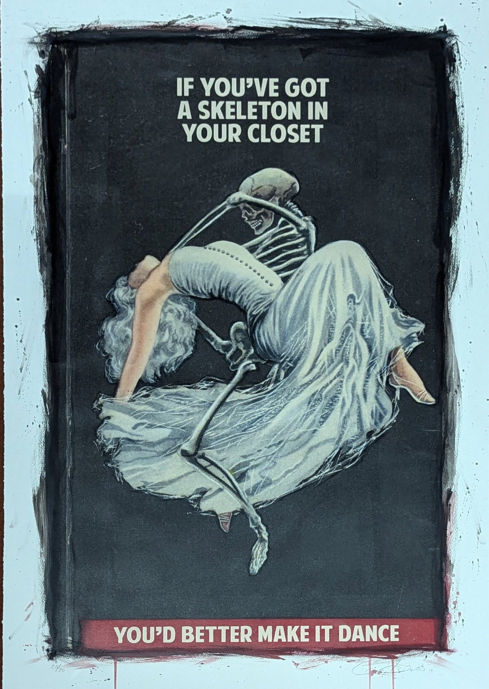 The Connor Brothers (b.1968) ‘If You’ve Got A Skeleton’ Screenprint, Signed, Editi (1 of 3)