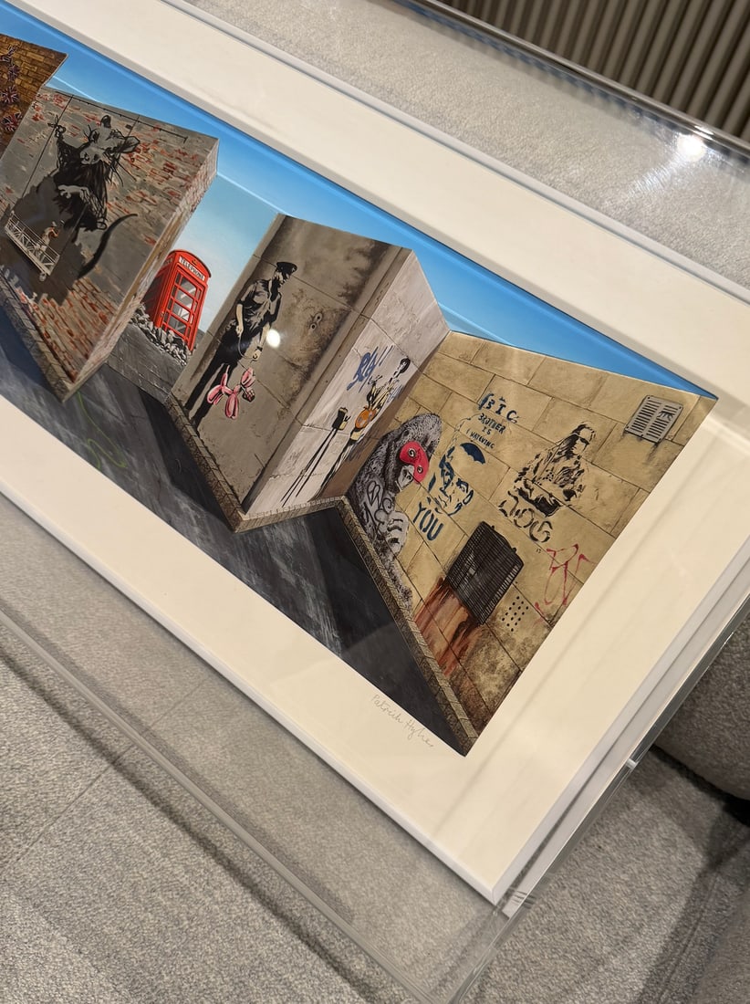Banksi By Patrick Hughes Artist Proof Signed 113cm x 17cm x 40cm 2021 - 3