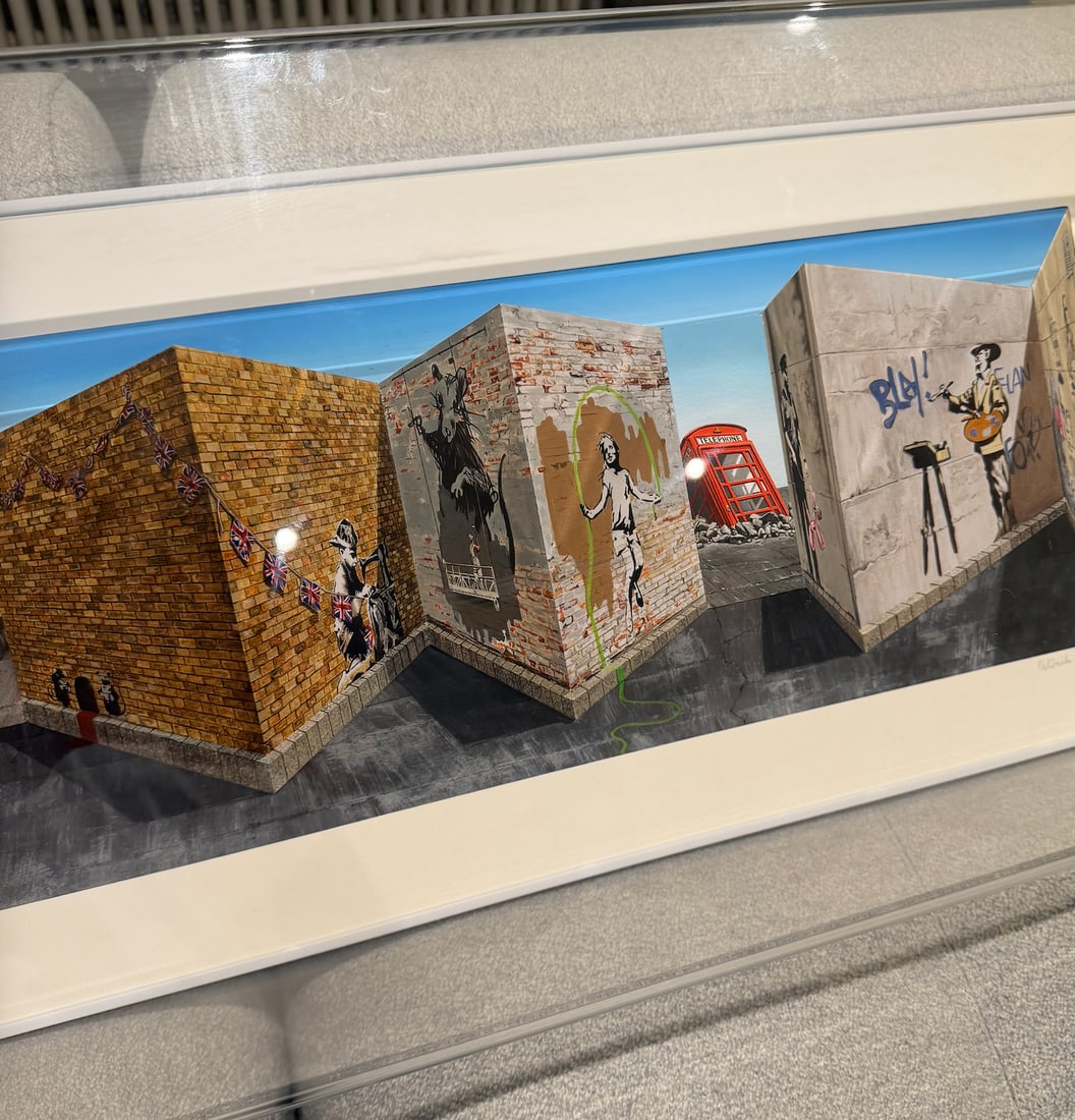 Banksi By Patrick Hughes Artist Proof Signed 113cm x 17cm x 40cm 2021 - 5