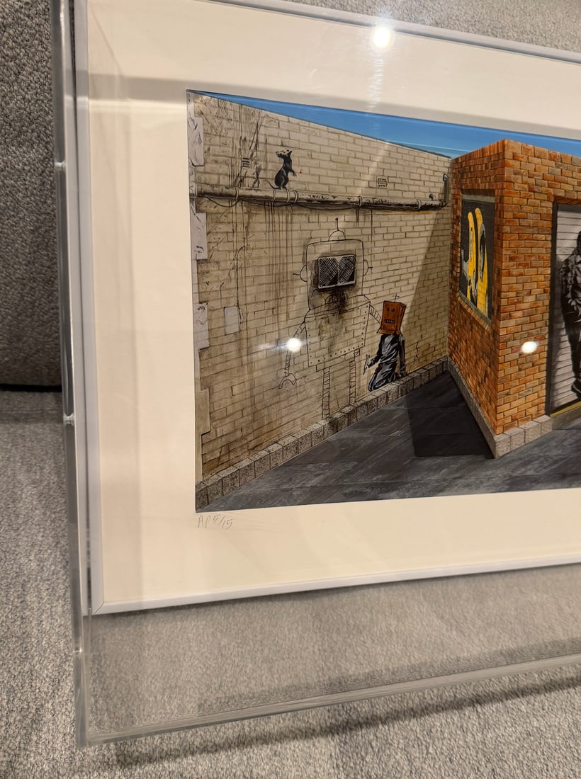 Banksi By Patrick Hughes Artist Proof Signed 113cm x 17cm x 40cm 2021 - 6