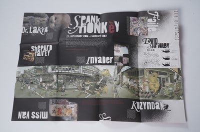 "Spank The Monkey" Shrigley, Invader, Shepard Fairey, Miss Van - Baltic Exhibition Box Set, 2006 - 5