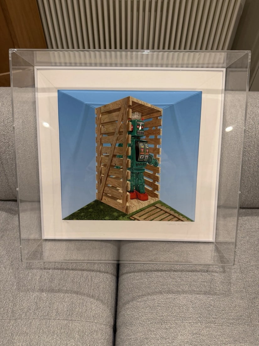 Robotic Artist Proof Edition Patrick Hughes Signed 51cm x 53.3cm x 16cm 3D: Title: Robotic Artist Proof Edition Patrick Hughes Signed 51cm x 53.3cm x 16cm 3D Description: Type: Limited Edition Medium: Prints > Digital Style: Other Subject: Science & Technology Year: