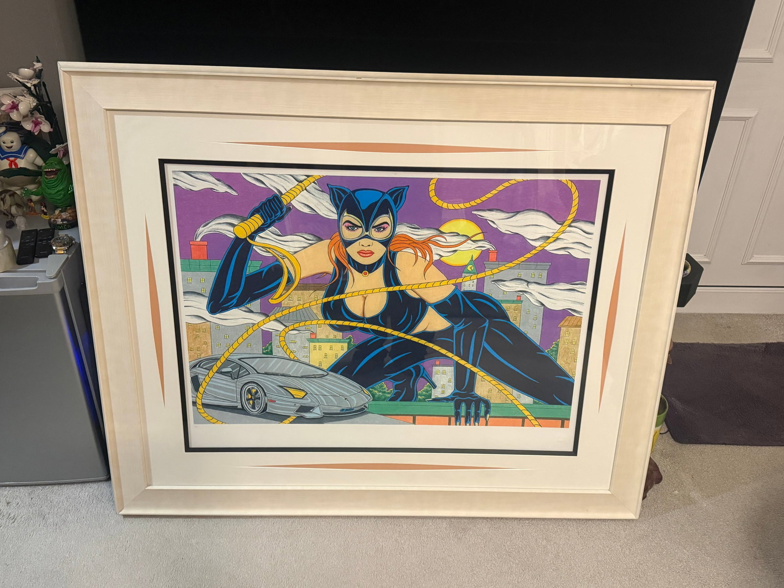 No.1 of 50 Worldwide Wide Catwoman By Joe Chierchio With Authenticity Certificate: Title: No.1 of 50 Worldwide Wide Catwoman By Joe Chierchio With Authenticity Certificate Description: The limited edition Catwoman print by artist Joe Chierchio is a unique and collectible piece,