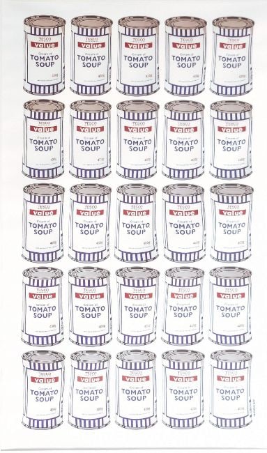 Banksy (b 1973) ‘Tesco Value Tomato Soup Can’, Lithograph Print, Framed, 2006 (1 of 6)