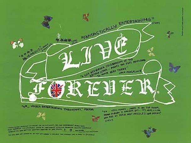 Damien HIrst RA Live Forever Limited Edition Quad Double Sided Poster Free Post In UK (1 of 2)