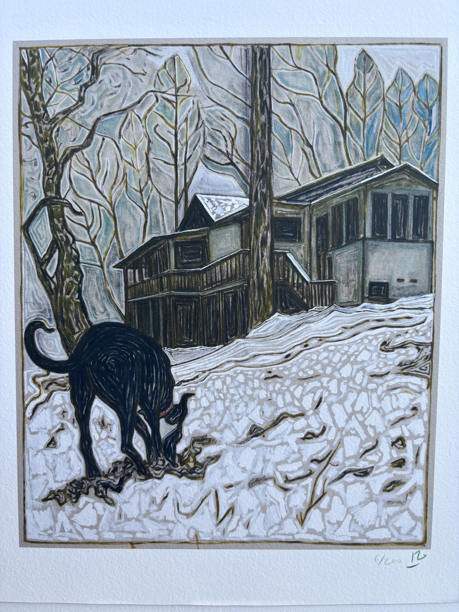 Billy Childish Hand Signed Limited Edition Free Post UK The Cat In The Snow: Title: Billy Childish Hand Signed Limited Edition Free Post UK The Cat In The Snow Description: Billy Childish, probably the most important artist you have not heard of. with shows internationally,