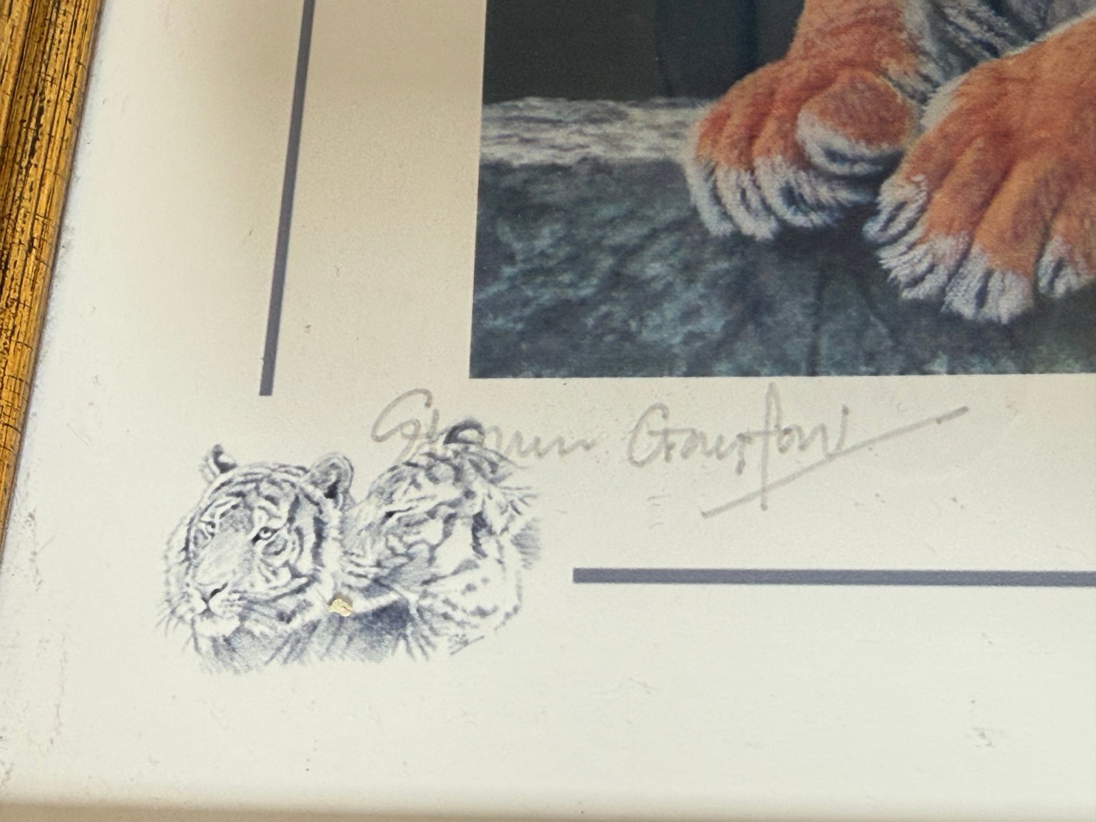 3 x Limited Edition Animal Prints By Artist Stephen Gayford All Framed In Matching Frames - 6